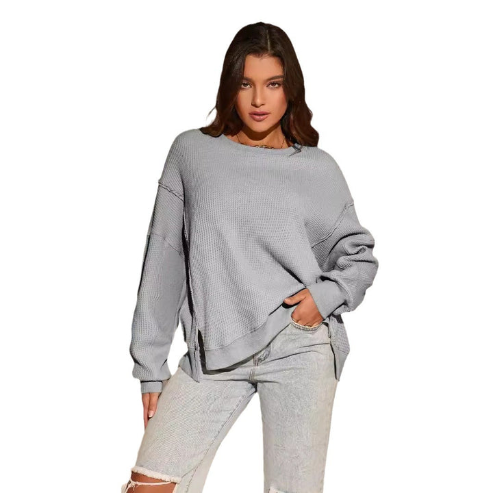 Damer afslappet sweatshirt med struktureret overflade og moderne snit Stilla