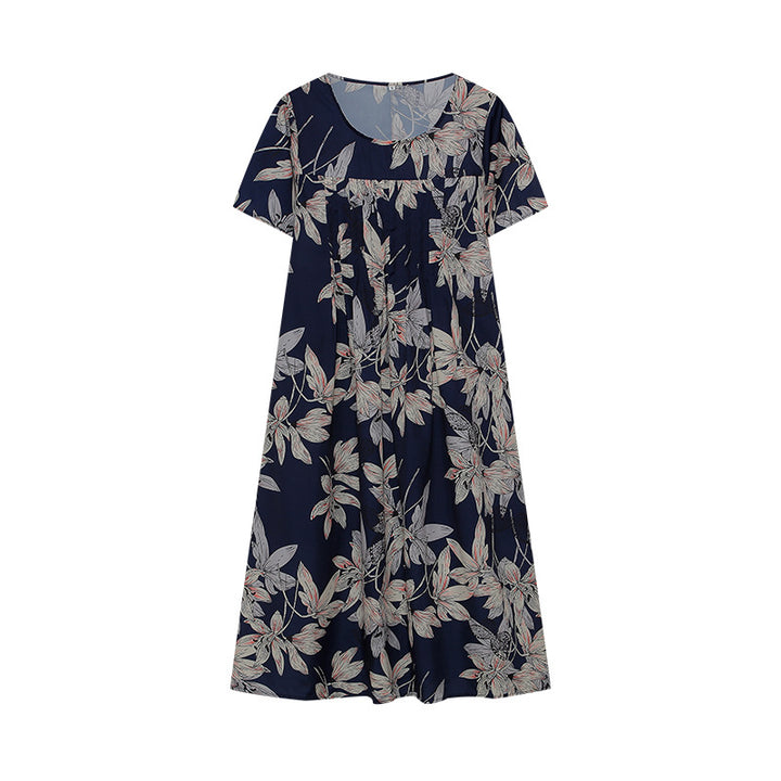 Kvinder Floral Print Afslappet Maxi Kjole Stilla
