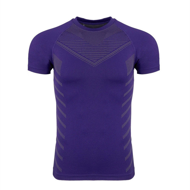 Herrer sports kompressions T-shirt med åndbare teknologier Stilla