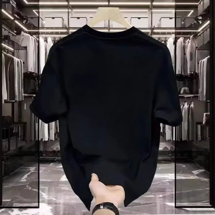 Dame T-shirt med 3D-månemotiv og afslappet snit Stilla