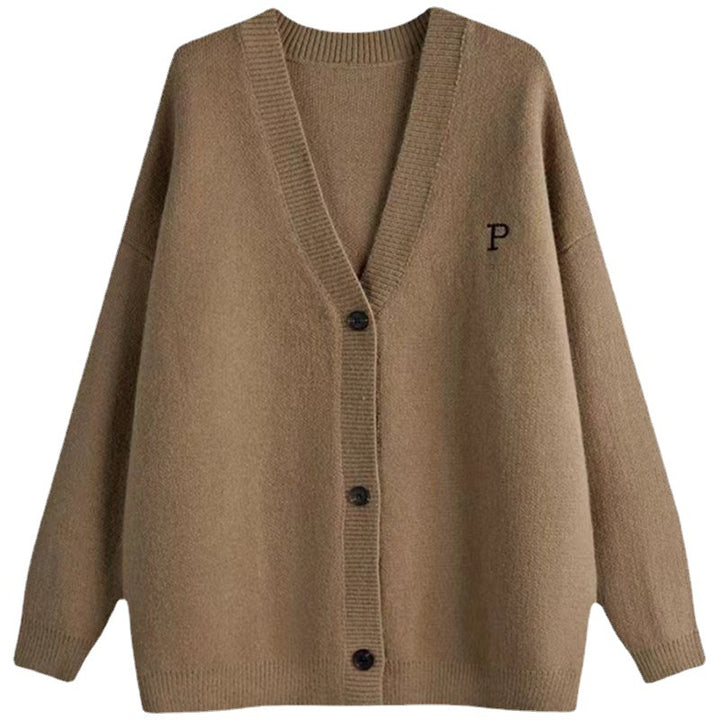 Femme Oversized Knap-Front Strikcardigan Stilla