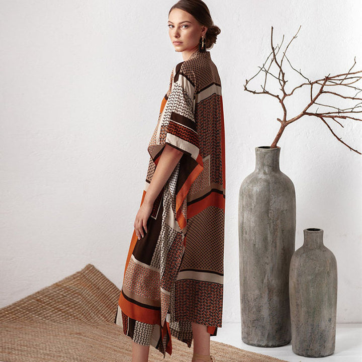 Dame Kaftan med moderne farvespil og stilfuld snit Stilla