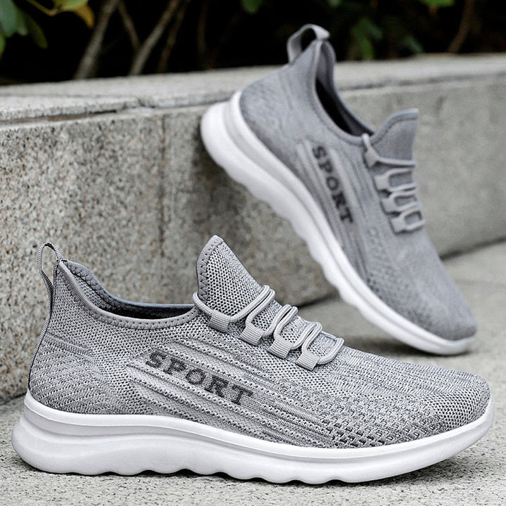 Femme Let Slip-On Sport Sneakers med fleksibelt Strikovermateriale Stilla