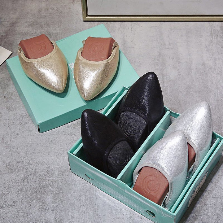 Dame elegante Ballerinas med spids tåområde Stilla