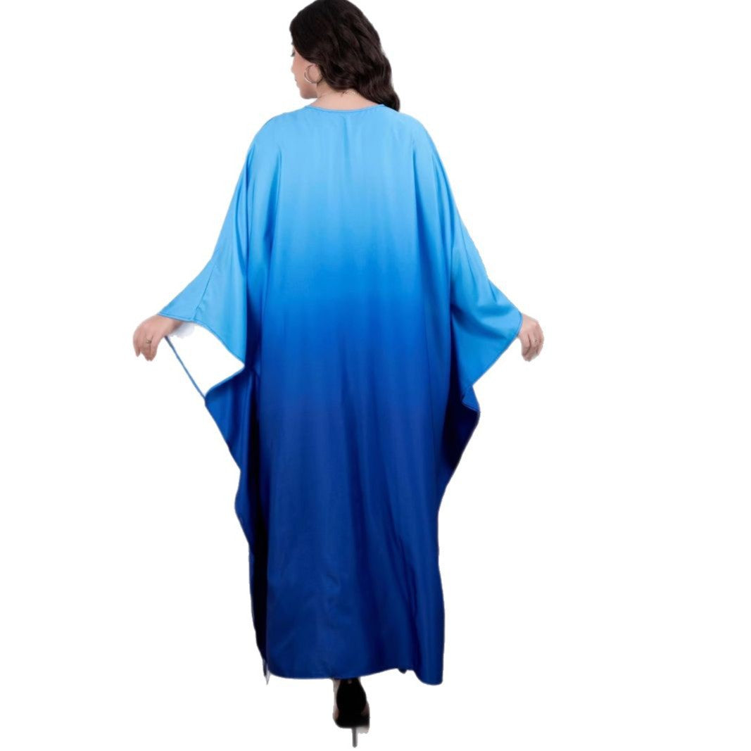 Dame Flydende Ombre Maxi Kaftan Stilla