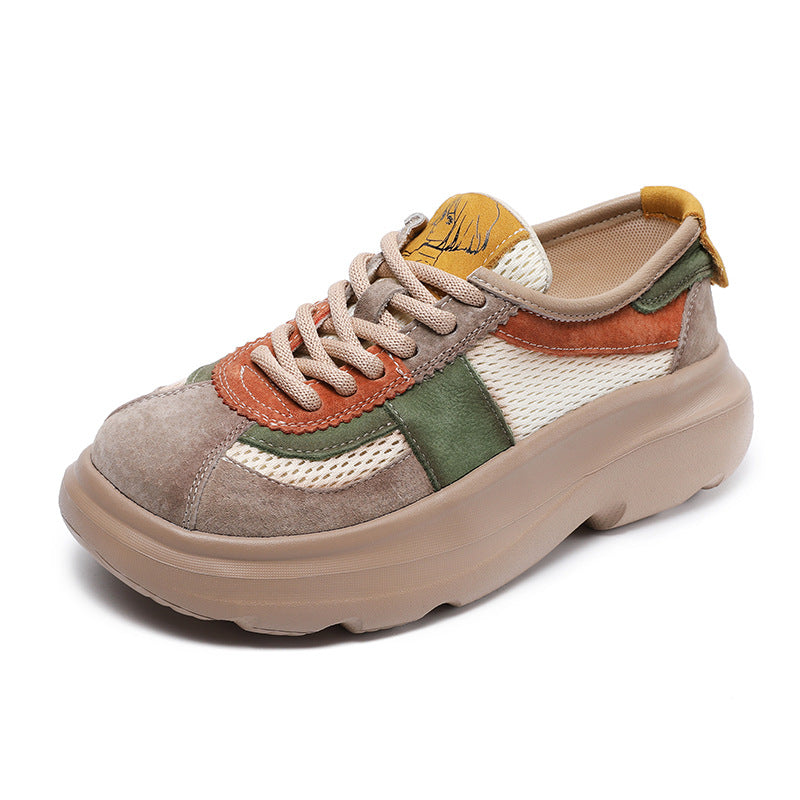 Stilfulde mesh-plateau-sneakers Stilla
