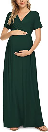 Dame Graviditet Indpakning Maxi Kjole Stilla 1752657199