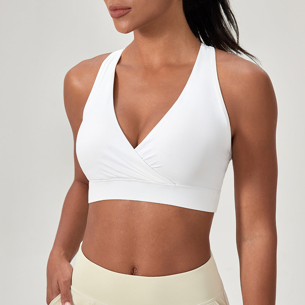 Dame Sport-Bustier med kryds-design og åndbare egenskaber Stilla