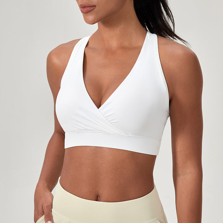 Dame Sport-Bustier med kryds-design og åndbare egenskaber Stilla