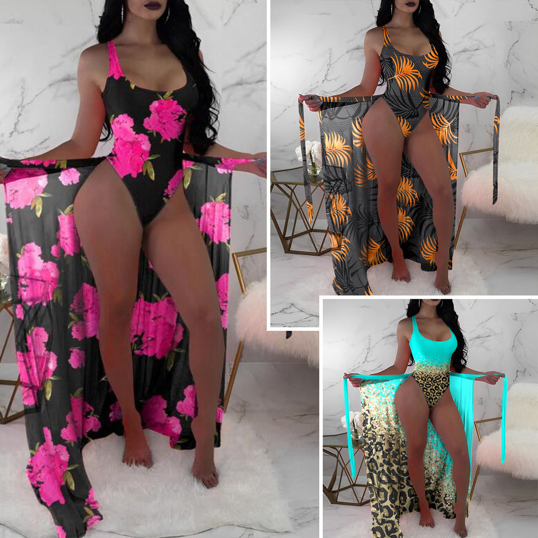 Dame heldragt med flydende kimono-overlay Stilla