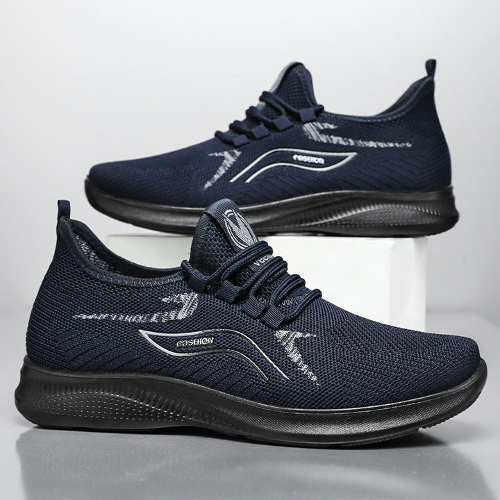 Dame Åndbare Fitness-Sneakers med fleksibelt Mesh-overdel og støddæmpende sål Stilla