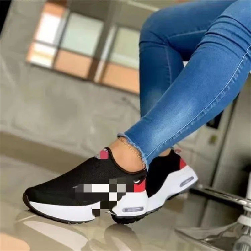Dame Behagelige Slip-On Sneakers med åndbar overfladestruktur Stilla