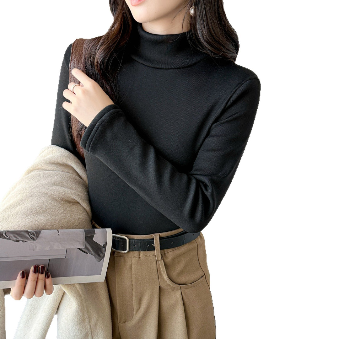 Kvinders langærmet turtleneck top Stilla