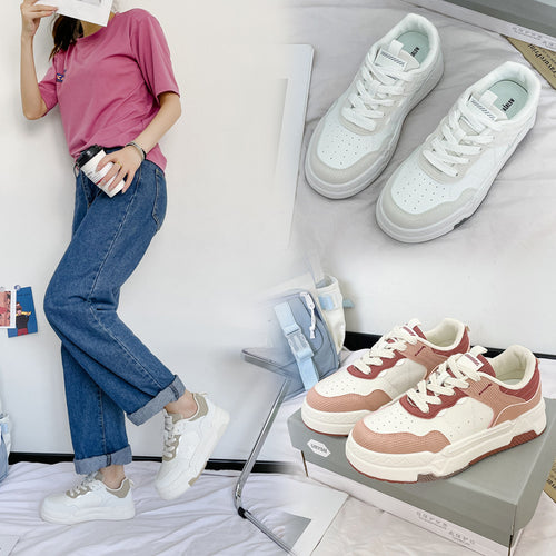 Dame Bequeme Sneakers i sporty design med forstærket sål Stilla