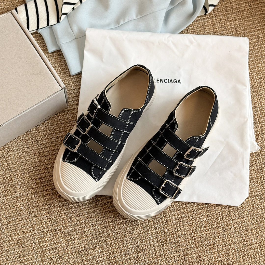 Femme Casual Spænde Slide Sneakers Stilla