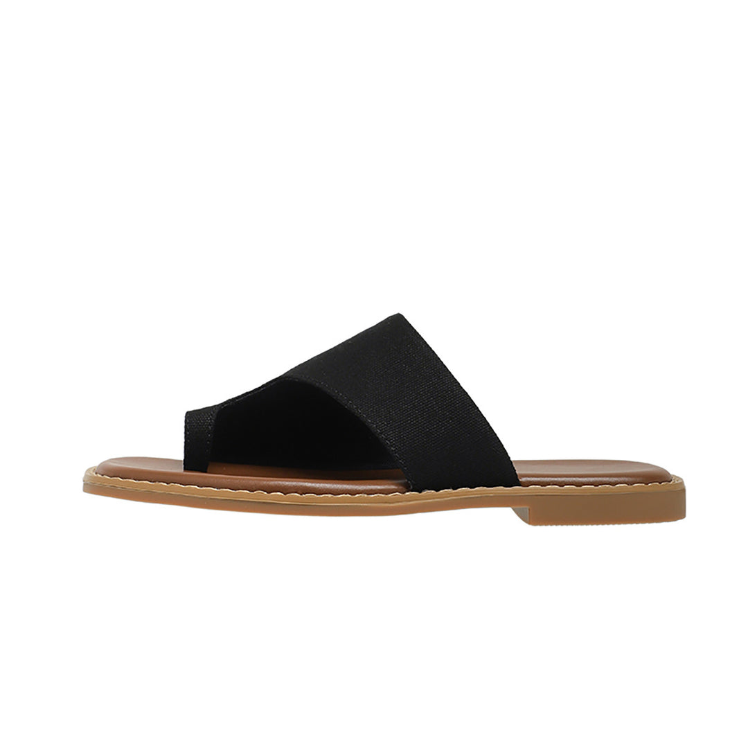 Dame Casual Tanga Slide Sandaler med polstret fodbed Stilla
