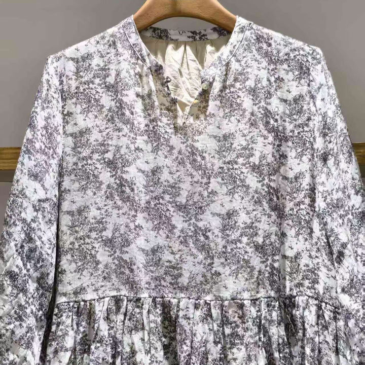 Femme Floral Maxi Kjole Stilla