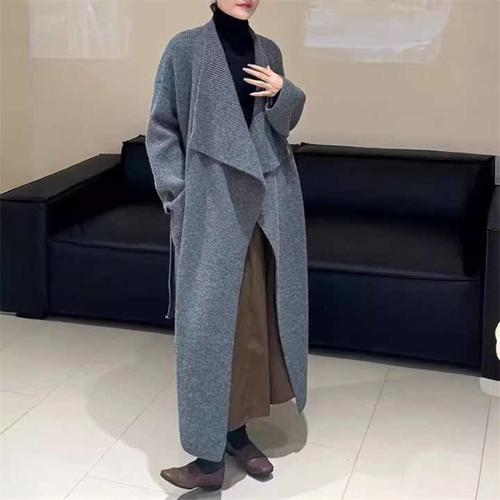 Femme Longline Strik Duster Cardigan Stilla