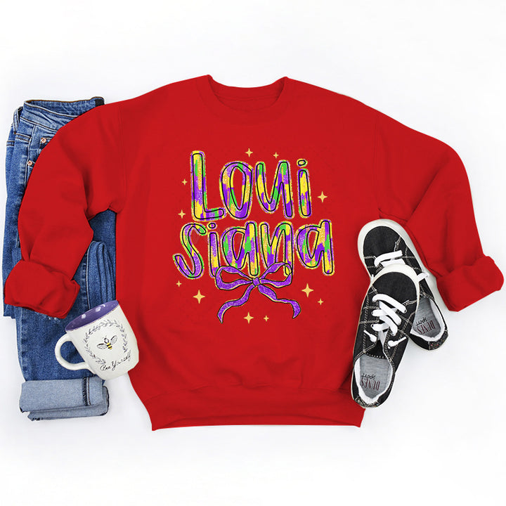 Kvinders sweatshirt med kreativ skrift og blødt inderskud Stilla