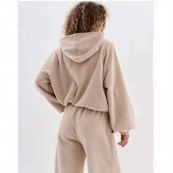 Dame Krammende Fritids-Sæt med Zip-Hoodie og Joggingbukser Stilla
