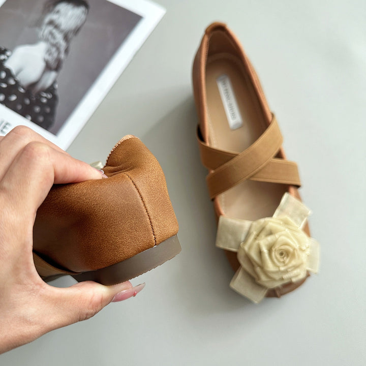 Kvinder Dekorative Blomster Accent Ballerinas Stilla