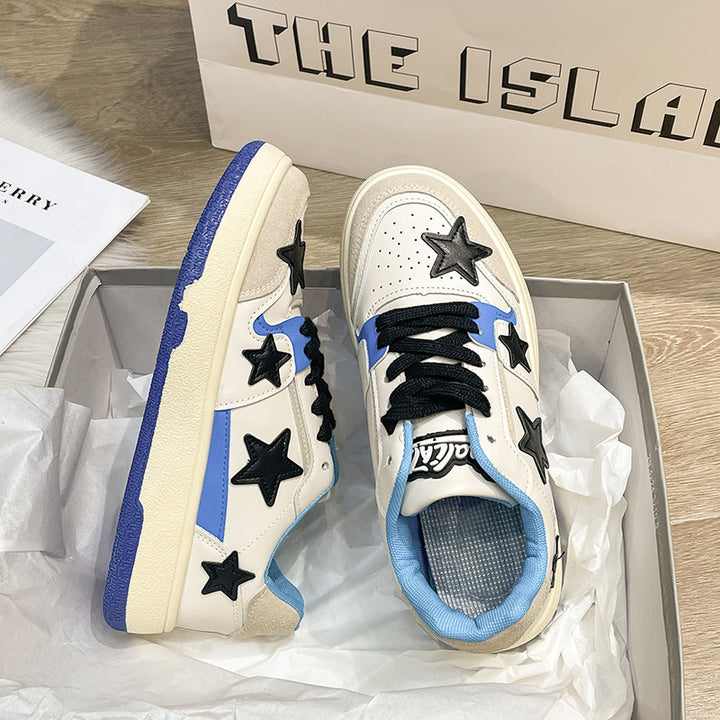 Dame sneakers med stilfulde stjernedetaljer og behagelig sål Stilla