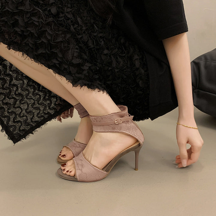 Kvinder Elegante Klare Remme Højhælede Sandaler Stilla