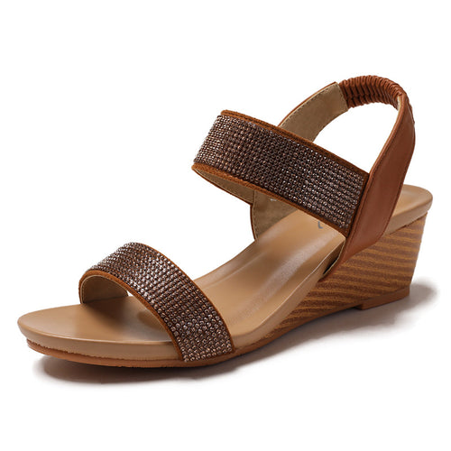 Dame Komfortable Wedge Sandaler Stilla