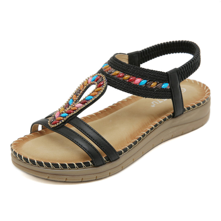 Dame Sommerlige Sandaler med dekorerede remme Stilla