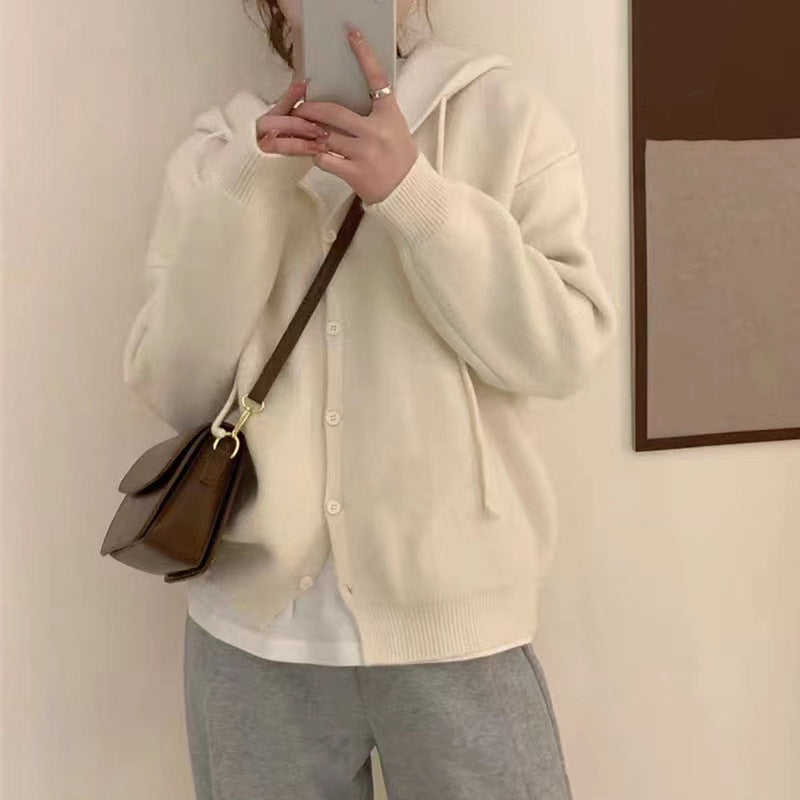 Femme Cozy Hættecardigan Stilla