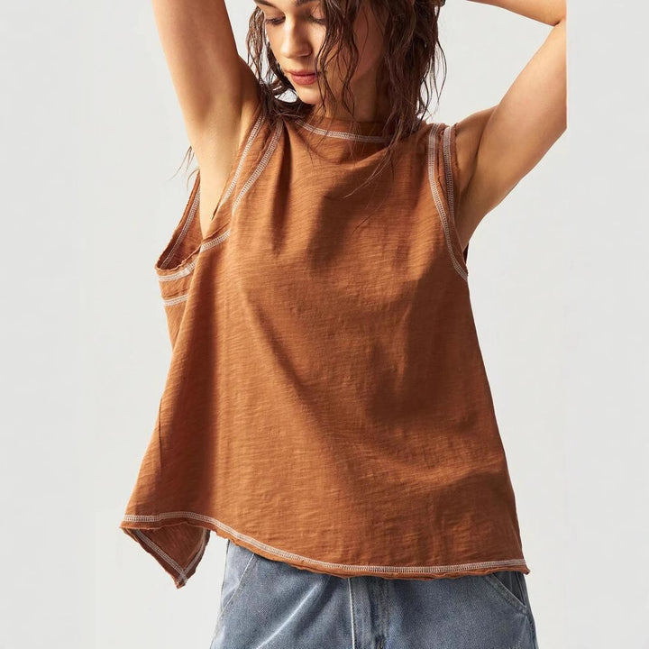 Dame afslappet oversized T-shirt Stilla