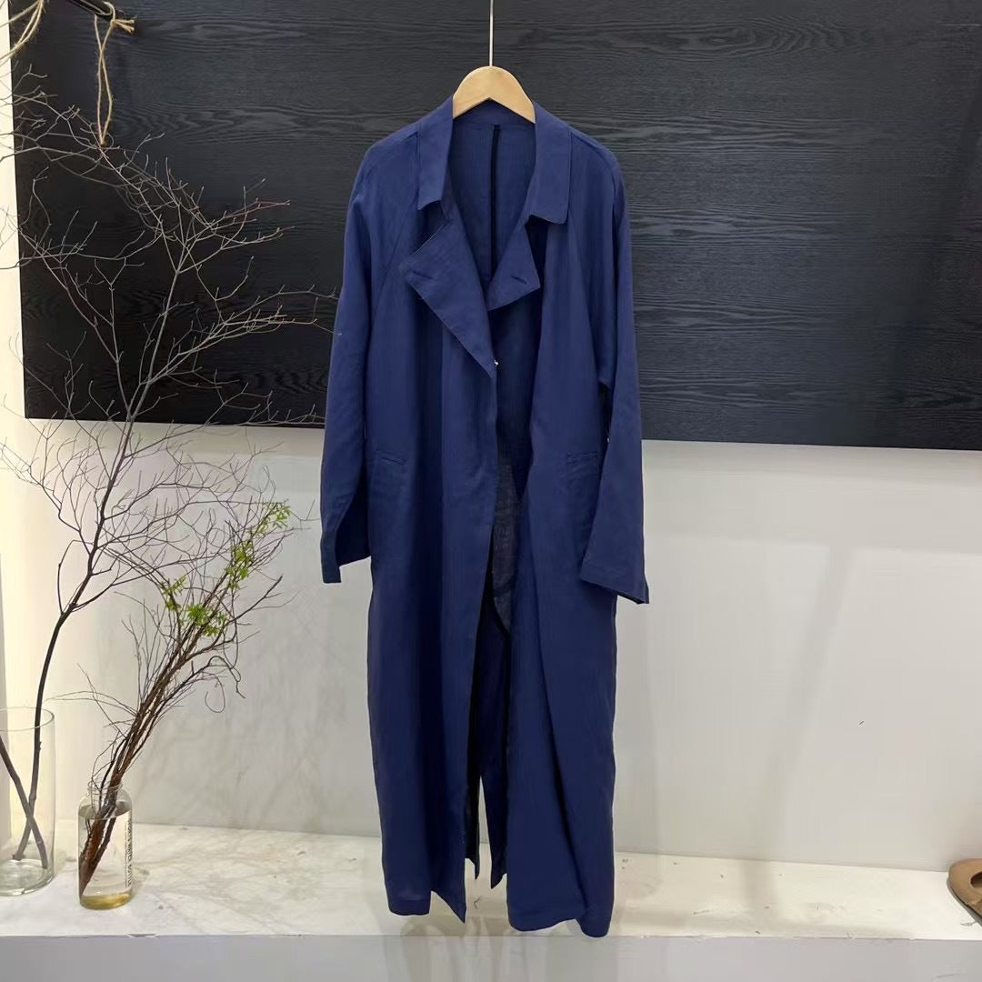 Dame Linned Trenchcoat Stilla