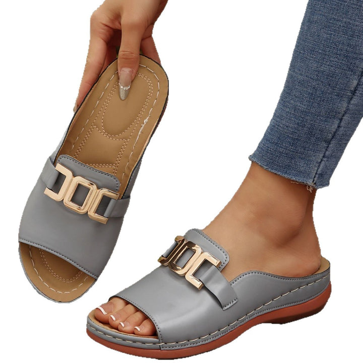 Dame Elegante Fritids Slide Sandaler Stilla