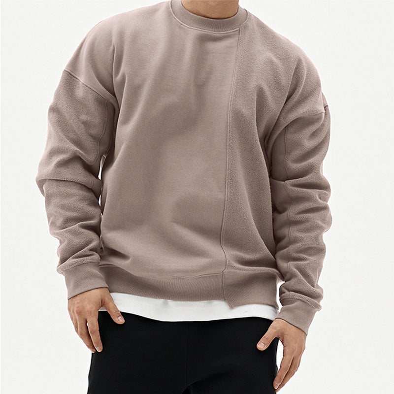 Herre Komfortabel Sweatshirt med moderne snit og høj krave Stilla