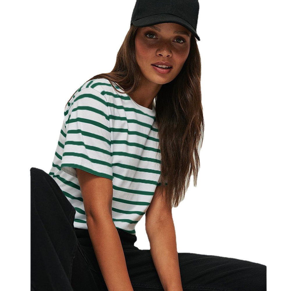 Dame stribet T-shirt Stilla