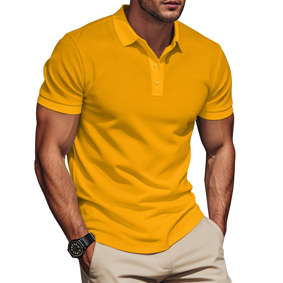 Herrer Poloshirt med moderne struktureret design Stilla