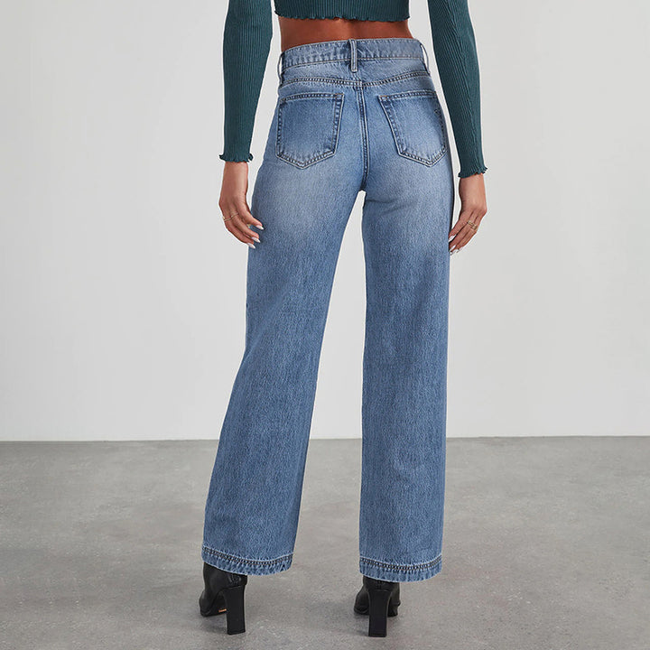Dame Bred Jeans Stilla