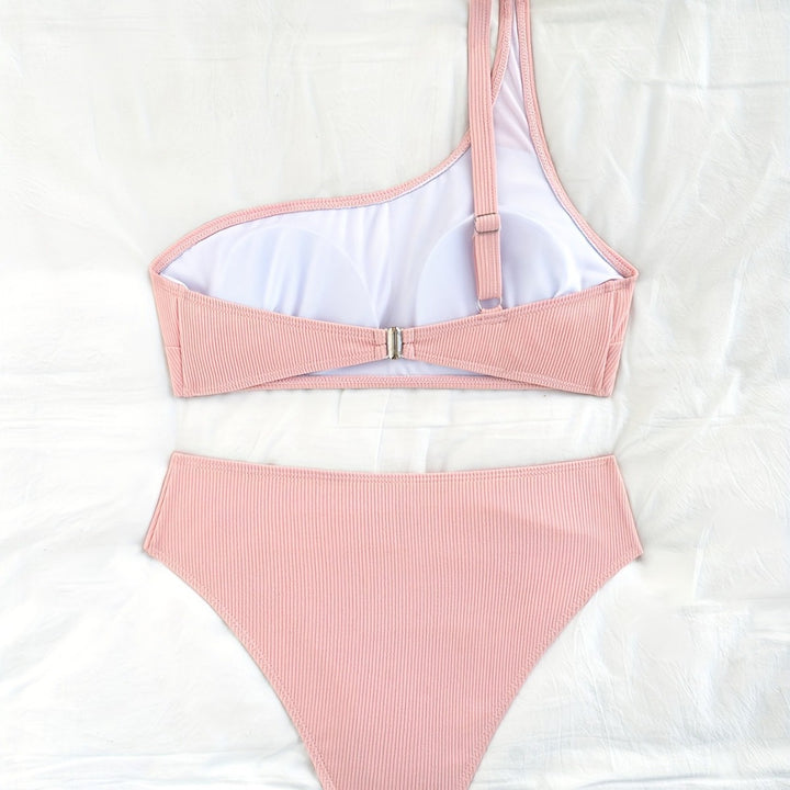 Dame Højtaljede Bikinisæt med asymmetrisk top Stilla