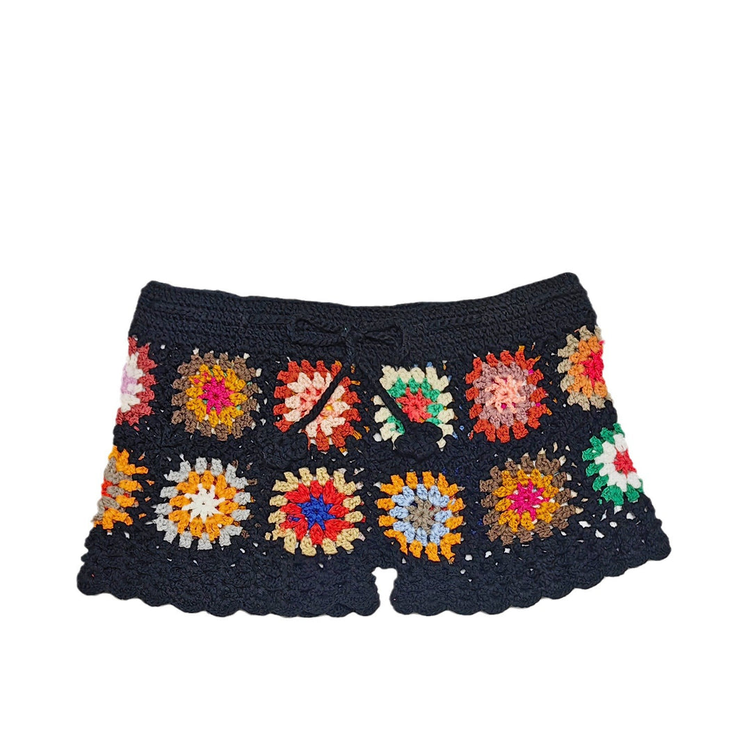 Femme Hæklet Patchwork Shorts Stilla