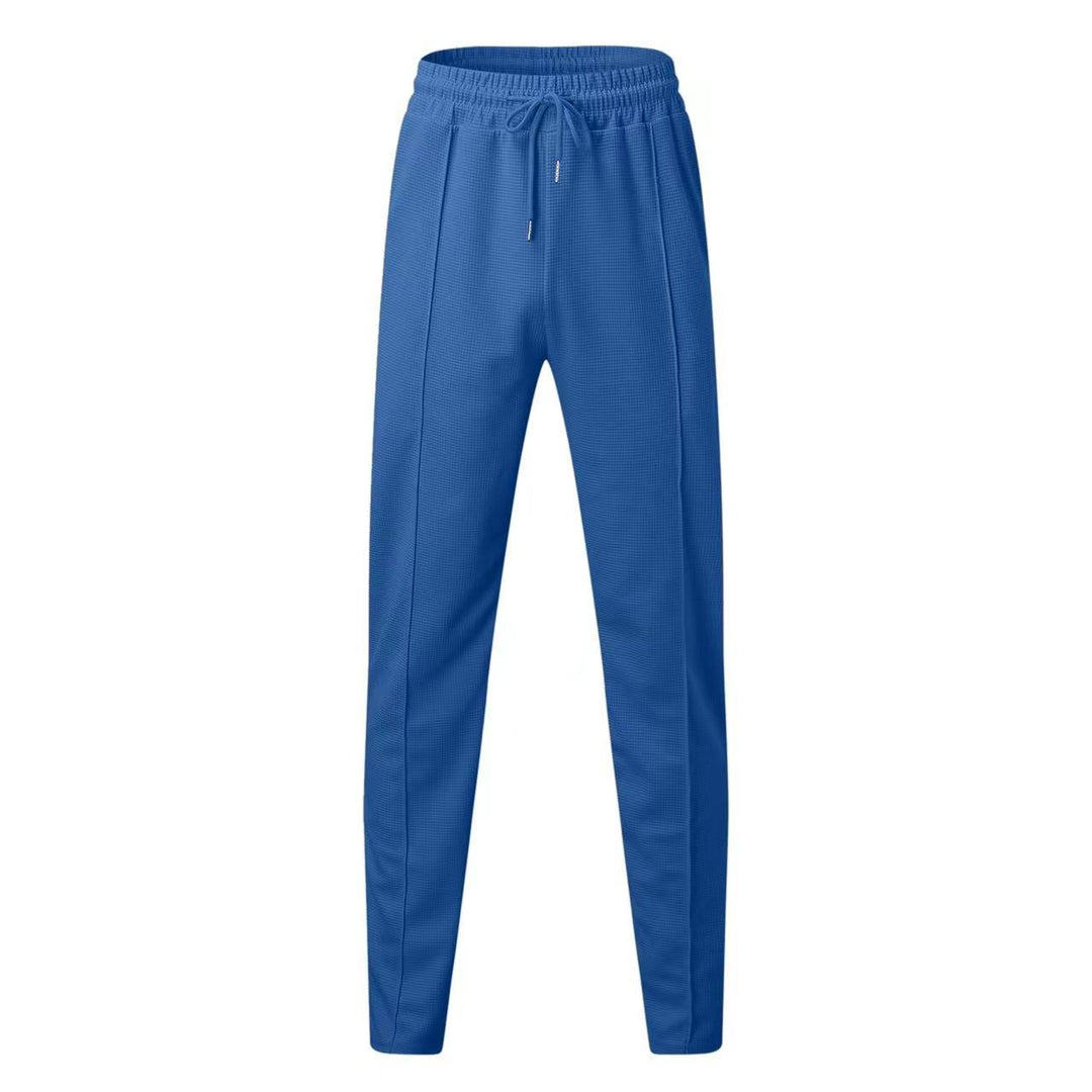 Herre sporty joggingsbukser med åndbar tekstur og elastisk talje Stilla