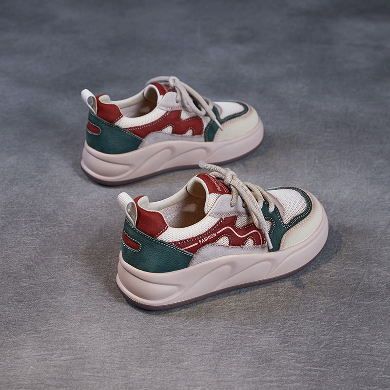Dame Trendy Chunky Sneakers med åndbart mesh og komfortpolstring Stilla