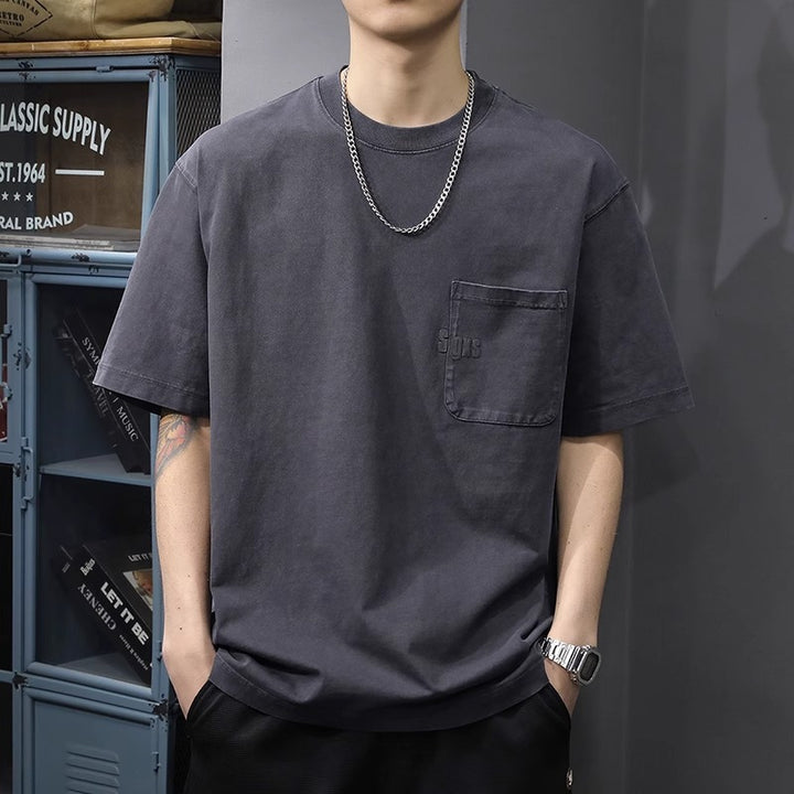 Herre Fritids Pocket T-Shirt Stilla