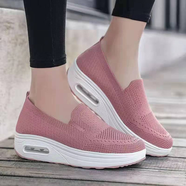 Dame sporty Slip-On sneakers med åndbart netværk og dæmpende sål Stilla