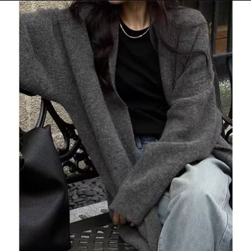 Kvinders elegante og varme oversized cardigan Stilla