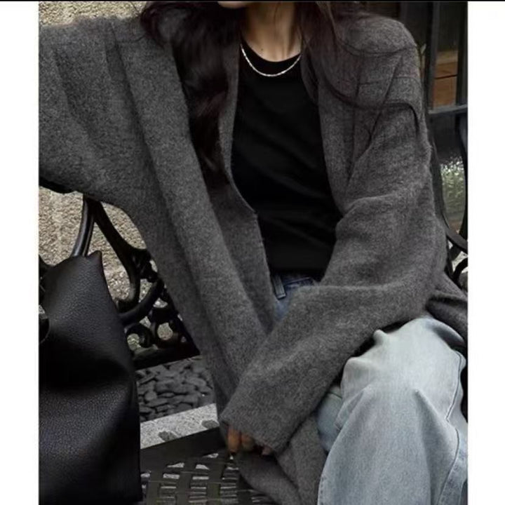Kvinders elegante og varme oversized cardigan Stilla