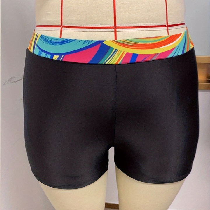 Dame Sporty Tankini med farverigt mønster Skovae