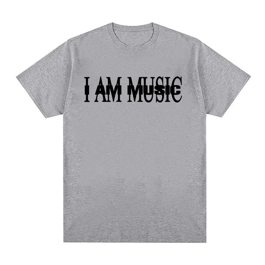 Dame T-Shirt med moderne typografi-tryk Skovae