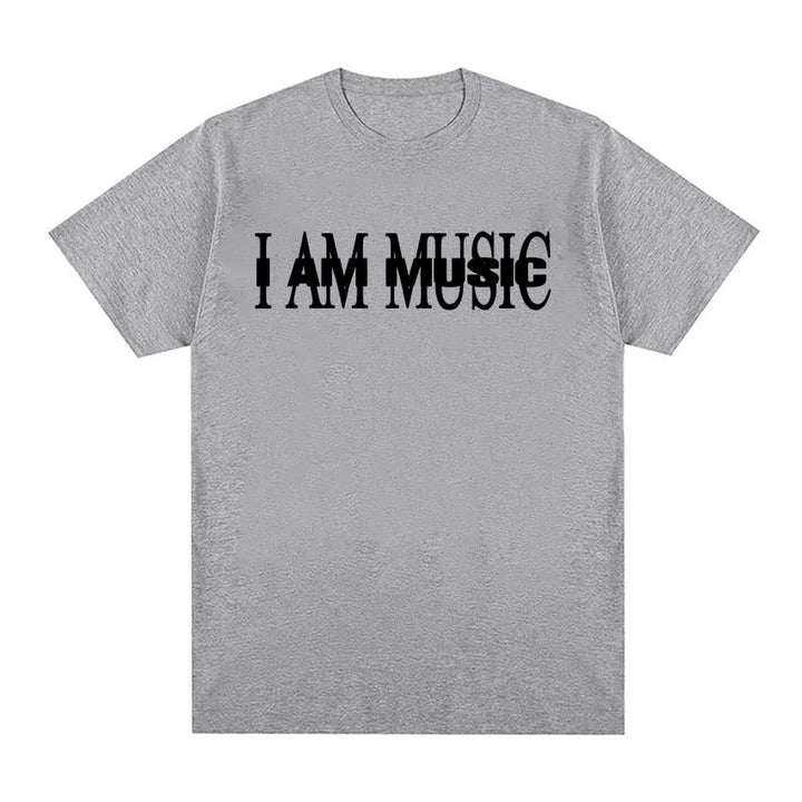 Dame T-Shirt med moderne typografi-tryk Skovae