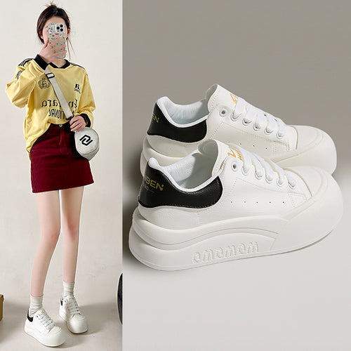Dame Chunky Sneakers med polstret platformssål og åndbart overmateriale Stilla