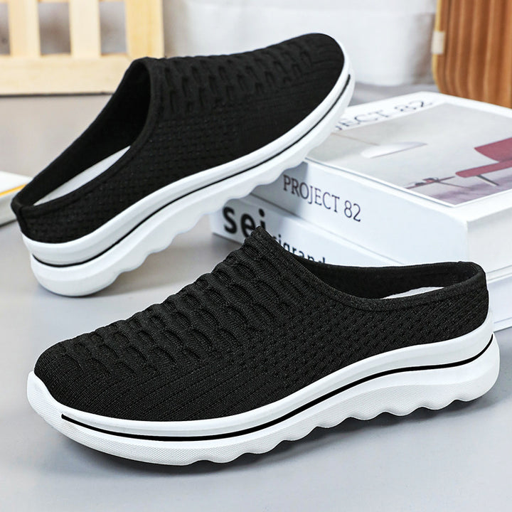 Dame Komfortable Slip-On Sneakers med åndbart overdæk og skridsikkert såleprofil Stilla